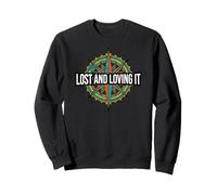 Hiking Compass Topography Lost And Loving It Felpa
