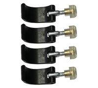 Hiking Pole Clips - Quick Lock Clamp for Trekking Sticks | Premium Metal Construction with Rotatable Lock, Convenient Adjustment, Climbing Accessories for Backpacking Supports Long Distance