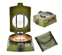 Hiking Survival - Gear Tool with Lanyard & Pouch, Waterproof Navigation Compass | affidabile Directional Tool, portatile e leggero, ideale per backpacking Scout Camping Navigation, 5,2 x 4,5