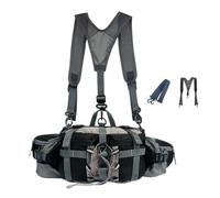 Hiking Waist Bag, Adjustable Strap, Waterproof, 2 Water Bottle Holders | Pack Shoulder Strap Hunting Waist Pack Running Belt For Hunting Running Hiking Travel Camping Outdoor Sports Multifunctional