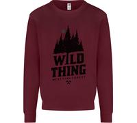 Hiking Wild Thing Camping Rambling Outdoors Uomo Sweatshirt Jumper