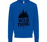 Hiking Wild Thing Camping Rambling Outdoors Uomo Sweatshirt Jumper