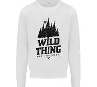 Hiking Wild Thing Camping Rambling Outdoors Uomo Sweatshirt Jumper