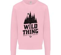 Hiking Wild Thing Camping Rambling Outdoors Uomo Sweatshirt Jumper