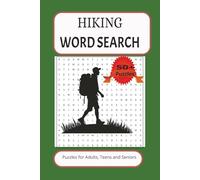 Hiking Word Search Book: Hiking Word Search Book with easy to read print about hiking, nature, outdoors and more, 6x9 inches, 110 pages, 50+ puzzles. Great for free time, travel and vacations