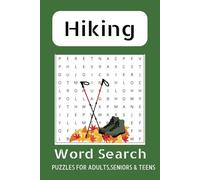 Hiking Word Search Puzzle Book: word search easy to read print about Hiking,Fell Walking and Rambling.|6x9 inches 110 pages|50+ puzzles..gift for vacations,holidays and free times.