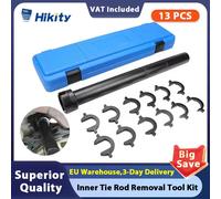 Hikity 13pcs Kit di strumenti per la rimozione del tirante sterzo chiave per timone sterzo tirante interno estrattore per la rimozione della testa a sfera interno per la riparazione