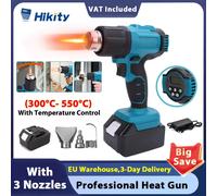 Hikity 18V pistola termica termoretraibile strumento di avvolgimento pistola ad aria calda essiccatore ad aria soffiatore termico di saldatura con controllo della temperatura per la saldatura