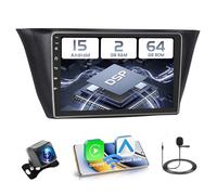Hikity 2+64G Android 15 Autoradio per Iveco Daily/KLen RV 2013-2021 Radio Carplay Android Auto, 9 Pollici IPS Touch Screen Radio con Telecamera Bluetooth Navi WiFi DSP EQ Mirror Link