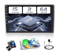 Hikity 2+64G Android 15 Autoradio per Opel Astra H/Zafira B/Corsa C D 2006-2010 Radio Carplay Android Auto, 9 Pollici Touch Screen Radio con Telecamera Bluetooth Navi WiFi DSP EQ Mirror Link
