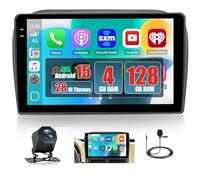 Hikity 4+128G Android 15 Autoradio per Fiat Doblo 2010-2015 Opel Combo 2011-2018, 9" Schermo Radio con Wireless CarPlay Android Auto Bluetooth Navigazione GPS WiFi EQ e Telecamera di Retromarcia