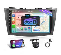 Hikity [4+64GB] DAB+ Android 15 Autoradio per Suzuki Swift 2011-2017/Ertiga 2012-2017 CarPlay Android Auto Senza Fili Bluetooth 9" Radio Auto Schermo con DSP HiFi Navi WiFi Bluetooth FM RDS SWC