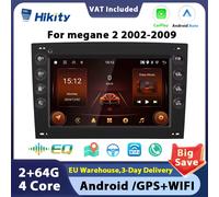Hikity 7 ''Android 2 Din Carplay autoradio per Renault Megane 2 2002- 2009 navigazione GPS Bluetooth FM ricevitore Radio RDS