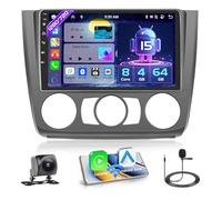 Hikity 8 Core 4+64GB Android 15 Autoradio per BMW 1 Series E81 E82 E87 E88 2004-2012 Radio CarPlay Android Auto Senza Fili Bluetooth 9" Radio Auto Schermo con Navi Telecamera Posteriore
