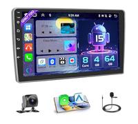 Hikity 8 Core 4GB+64GB Android 15 Autoradio per FIAT 500L 2012-2017 CarPlay Android Auto Senza Fili Bluetooth 10" Radio Auto Schermo con Navi Telecamera Posteriore