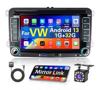 Hikity Android 13 Autoradio per VW Golf 5 6 Passat B6 Jetta, 7''