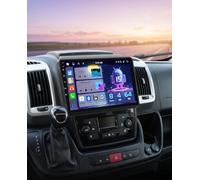 Hikity Autoradio Android 15 8 Core 4+64G per FIAT DUCATO 2010/Citroen Jumper/Peugeot Boxer, Schermo 9" con Wireless CarPlay Android Auto Bluetooth Cuffia Hands-Free GPS WiFi DSP FM RDS