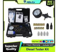 Hikity Common Rail Diesel Kit Tester ad alta pressione da 2000 Bar e grezzi per tubi dell'iniettore con scatola di immagazzinaggio per la riparazione dell'auto