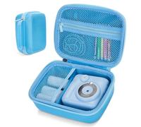 Hikkon Kids Custodia per Fotocamera Compatibile con HiMont/GREENKINDER/CAMCLID/ASTGMI, Borsa Organizzatrice per Fotocamera a Stampa Istantanea Portatile (solo custodia) - Blu
