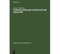Hikmet I. Sebüktekin Turkish-English contrastive analysis (Copertina rigida)