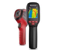 HIKMICRO D01 Lite termometri a infrarossi, da -20°C a 550°C, Termometro visivo, Pistola termometrica a monitoraggio live a schermo intero da 2,4", Risoluzione IR 96×96, Modalità duale, Uso di 14 ore