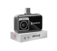 HIKMICRO Termocamera MiniE Android/iOS, risoluzione IR 96×96, SuperIR 192×192, senza batteria, porta USB-C, compatibile con iPhone 15/16/17 (accessori esclusi)