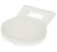 Hiko Aletta di non ritorno per valvola 1-Click 5 pz. bianco, design ovale