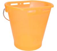 Hiko Secchio per allatamento per vitelli trasparente, arancione neon Senza rubinetto e valvola