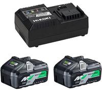 Hikoki 90405 2 Batterie Multivolt 36V/2.5Ah 18V/5Ah Caricabatterie UC18YSL3