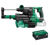 HIKOKI Akku Bohr- und Meißelhammer DH3628DAW3Z, (36V, Volllastschlagzahl 0-4300 min-1, Schlagenergie 3,2 J) (SDS-plus) Basic, Brushless, im HSC II + Staubabsaugung (Ohne Akku und Ladegerät)