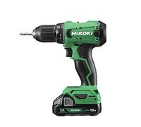 HiKOKI Akku-Bohrschrauber DS18DA (18V, Li-Ion, 50 Nm, 20-stufige Drehmomenteinstellung, LED, im Transportkoffer, inkl. 2x 2.0 Ah Akku und Ladegerät