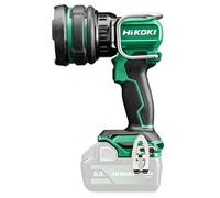 HiKOKI Lampada LED a Batteria - 18 V - 1050 Lumen, Modalità Grandangolare e Spot, fino a 24 Ore di Autonomia, Portata di 670m - Ideale per Lavori di Ispezione - Senza Batteria e Caricabatterie