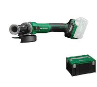 HiKOKI Akku-Winkelschleifer G1813DE (18V, Brushless, Spindelarretierung, 125mm, Zubehör, ohne Akku und Ladegerät)