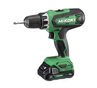 HiKOKI Akkuschrauber DS18DF (Li-Ion, 18 V, 2 Gang, 53 Nm, LED-Licht, Koffer, inkl. 2 x 2.0 Ah Akku und Ladegerät)