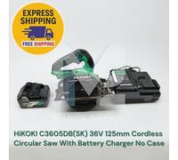 HiKOKI C3605DB(SK) Seghetto circolare senza fili 36 V 125 mm con caricabatter...