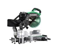 HiKOKI C3612DRAW4Z 36V Cordless Compact 305 mm scorrevole composto troncatrice con doppio smusso, corpo solo in scatola di cartone