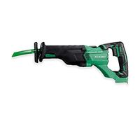 Hikoki CR18DBLW4Z Seghetto Frontale 18 V | Sega a gattuccio professionale, corsa 32 mm, taglio legno 120 mm e metallo 19 mm, senza batteria e caricabatteria