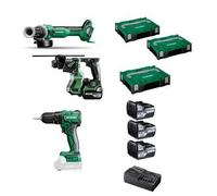 HIKOKI KIT TRAPANO C/PERC+SMERIGLIATR+TASSEL KCIT35A3C5 18V