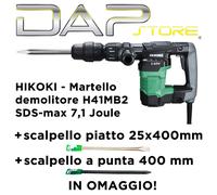 HIKOKI - Martello demolitore modello H41MB2 - 950W e 7,1 J di potenza + 2 OMAGGI