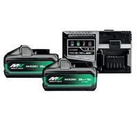 HiKOKI Multi Volt Starter Pack Batteria 4,0Ah/8,0Ah 18V 2 x 18V/36V HIKU18YSL3JJ