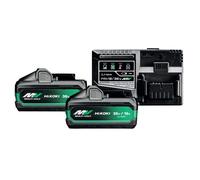 HiKOKI Multi Volt Starter Pack Batteria 4,0Ah/8,0Ah 18V 2 x 18V/36V HIKU18YSL3JJ