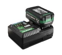 HiKOKI Multivolt Powerpack Set - 2 batterie da 36 V / 4,0 Ah & 18 V / 8,0 Ah + caricatore rapido - potente, efficiente, durevole - ideale per strumenti professionali