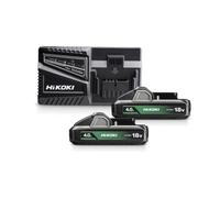 BOOSTER PACK 4 HIKOKI : 2 BATT. BSL1840M 18V 4.0Ah + CARICABATTERIA UC18YFSL
