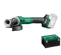 HiKOKI Smerigliatrice angolare a batteria - 36V, 125mm, Brushless, velocità variabile, LED, arresto anti-contraccolpo, avvio morbido, resistente all’acqua e alla polvere, impugnatura antivibrazione