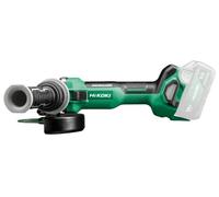 HIKOKI Smerigliatrice angolare a batteria G1813DAW4Z, (Basic) (18 V, 8000 min-1 min, velocità di rotazione: 125 mm, brushless, con fusibile kick-back stop (senza batteria, caricatore e valigetta per il trasporto) in cartone