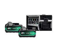 HiKOKI Start Pack MultiVolt Batteria 2.5Ah/5.0Ah 18V 2 x 18V/36V HIKU18YSL3JH