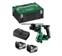 Tassellatore HIKOKI DH18DPA-2XP con due batterie 18V e caricabatteria