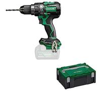 HiKOKI Trapano avvitatore a batteria - 18 V, 140 Nm, senza spazzole, tecnologia RFC, mandrino rapido da 13 mm - Incl. valigetta HSC II - Potente e compatto (senza batteria e caricabatterie)