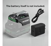 HiKOKI UC18DA 65W USB-C PD Caricabatteria Adattatore AC per Multi Volt 18V 14.4V