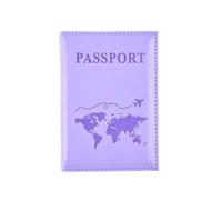 HIKOO DAILY Donne Uomini Lettera Amante Passaporto Cover Uomini Donne Viaggio Passaporto Custodia In Pelle Carino Passaporto Portafoglio Borsa Ragazza Porta Carte, Blu scuro, Taglia unica